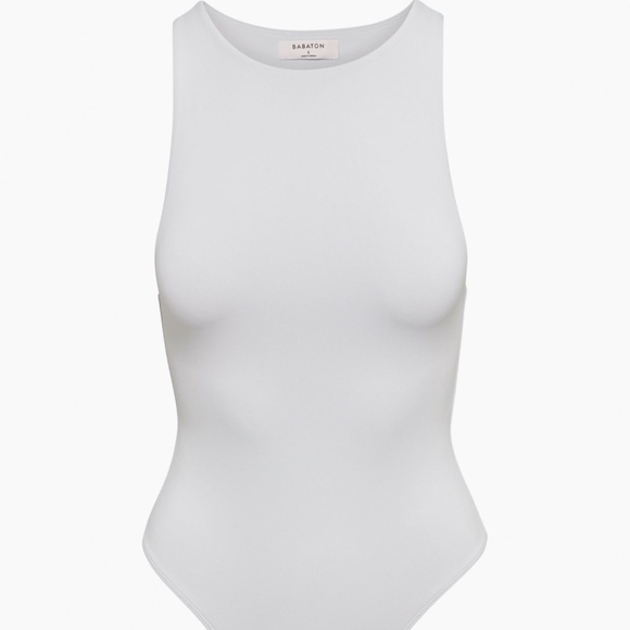 Aritzia Babaton⎜CONTOUR 90'S BODYSUIT⎜CEMENT BLUE - Picture 6 of 15